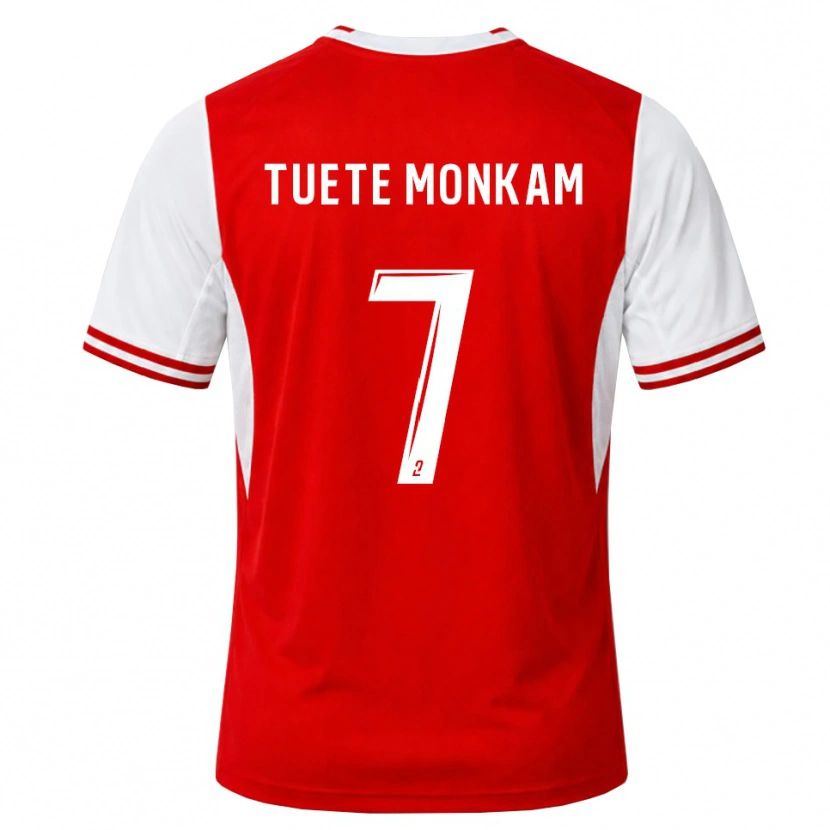 Danxen Femme Maillot Malcolm Tuete Monkam #7 Rouge Blanc Tenues Domicile 2026/27 T-Shirt