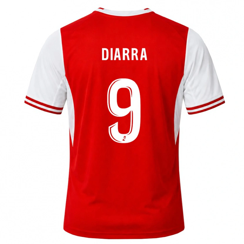 Danxen Femme Maillot Thiemoko Diarra #9 Rouge Blanc Tenues Domicile 2026/27 T-Shirt