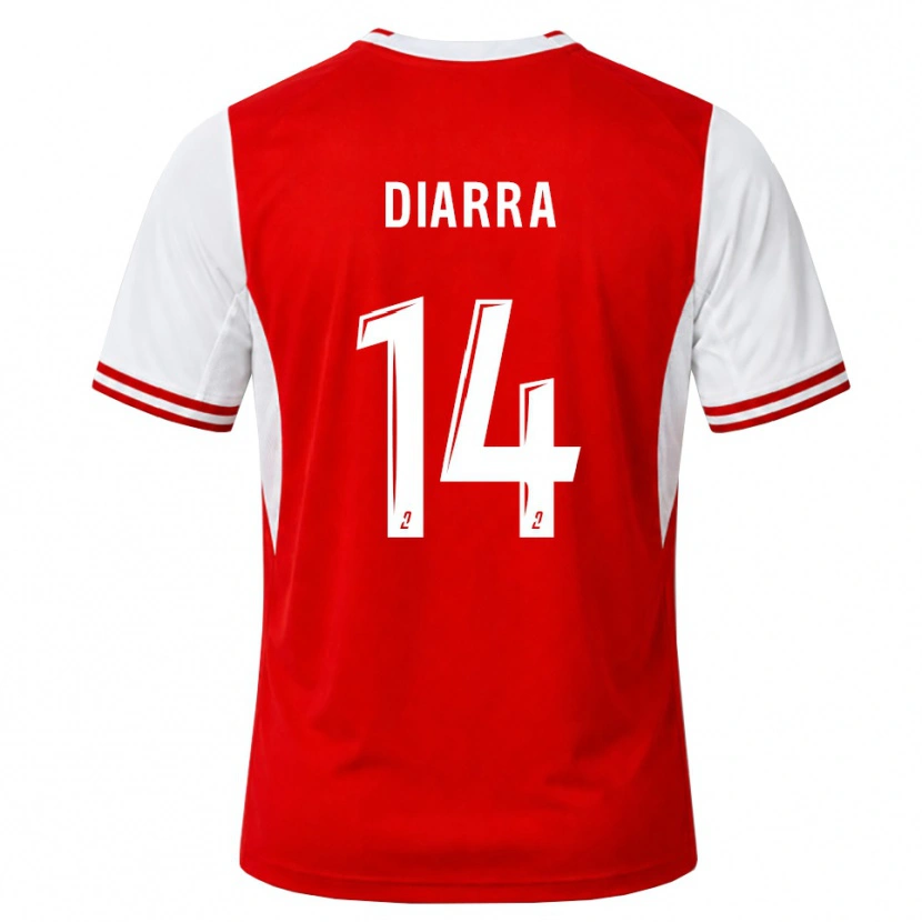 Danxen Femme Maillot Amidou Diarra #14 Rouge Blanc Tenues Domicile 2026/27 T-Shirt