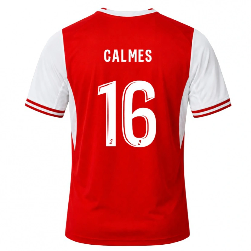 Danxen Femme Maillot Alexandre Calmes #16 Rouge Blanc Tenues Domicile 2026/27 T-Shirt