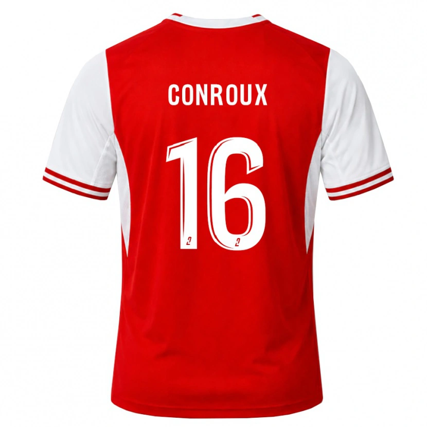 Danxen Femme Maillot Antonin Conroux #16 Rouge Blanc Tenues Domicile 2026/27 T-Shirt