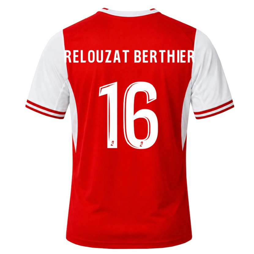 Danxen Femme Maillot Maxime Relouzat Berthier #16 Rouge Blanc Tenues Domicile 2026/27 T-Shirt