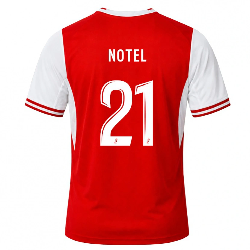 Danxen Femme Maillot Lea Notel #21 Rouge Blanc Tenues Domicile 2026/27 T-Shirt