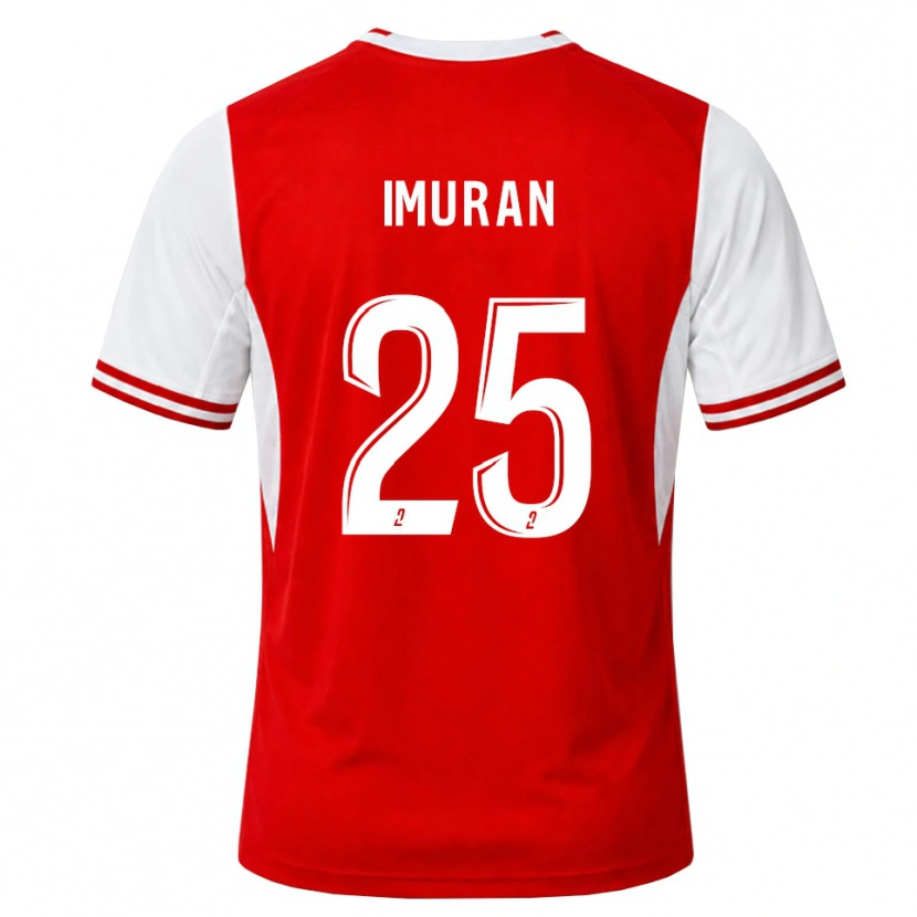 Danxen Femme Maillot Rofiat Adenike Imuran #25 Rouge Blanc Tenues Domicile 2026/27 T-Shirt