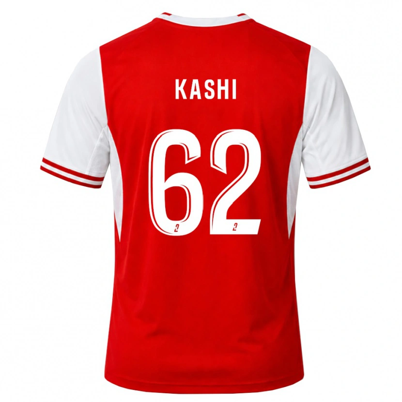 Danxen Femme Maillot Amine Kashi #62 Rouge Blanc Tenues Domicile 2026/27 T-Shirt