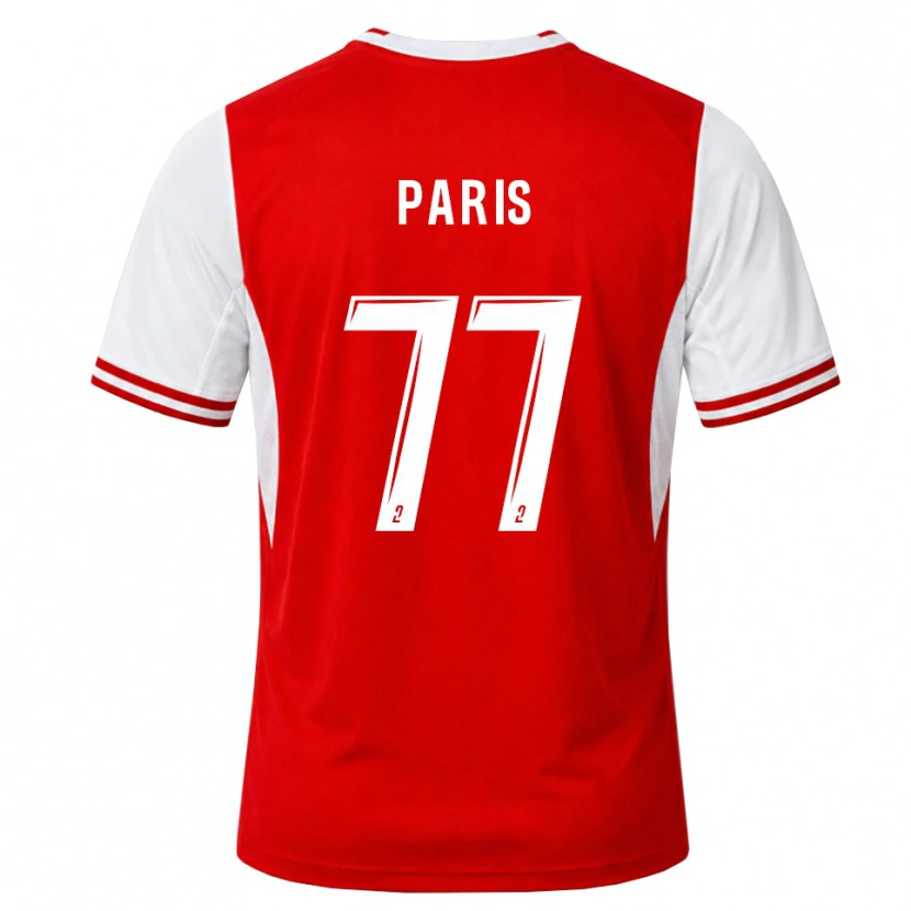 Danxen Femme Maillot Quentin Paris #77 Rouge Blanc Tenues Domicile 2026/27 T-Shirt