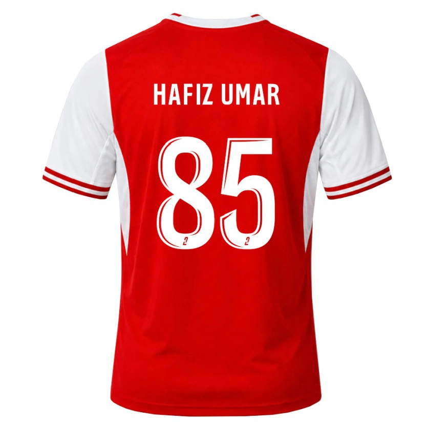 Danxen Femme Maillot Hafiz Umar Ibrahim #85 Rouge Blanc Tenues Domicile 2026/27 T-Shirt