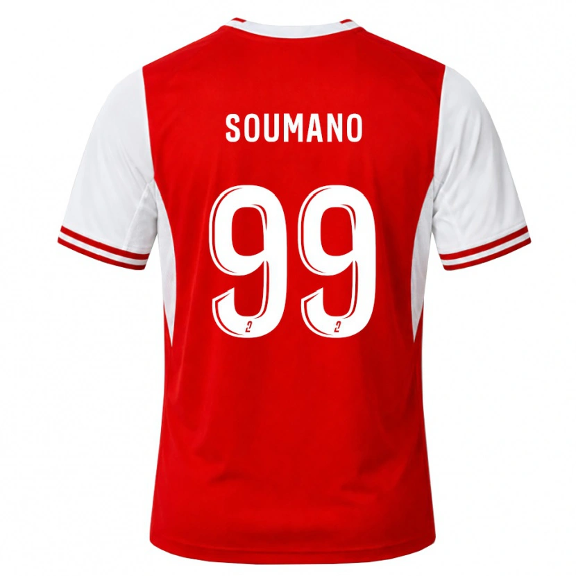 Danxen Femme Maillot Sambou Soumano #99 Rouge Blanc Tenues Domicile 2026/27 T-Shirt
