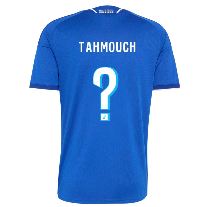 Danxen Femme Maillot Mathieu Tahmouch #0 Bleu Royal Blanc Tenues Domicile 2026/27 T-Shirt
