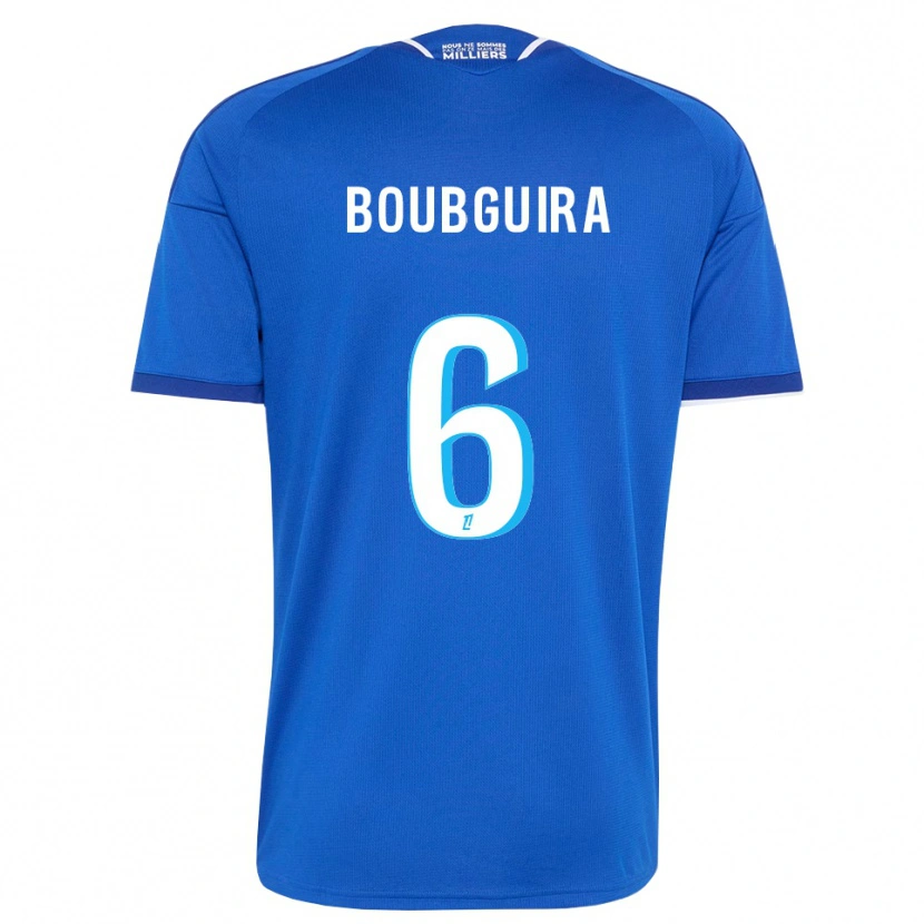 Danxen Femme Maillot Fahim Boubguira #6 Bleu Royal Blanc Tenues Domicile 2026/27 T-Shirt