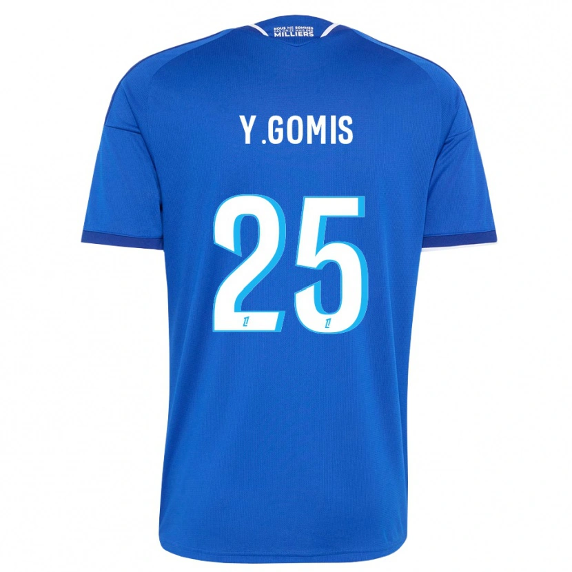 Danxen Femme Maillot Yoni Gomis #25 Bleu Royal Blanc Tenues Domicile 2026/27 T-Shirt