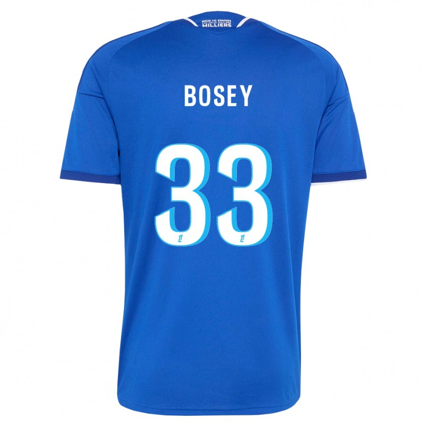 Danxen Femme Maillot Jean-Baptiste Bosey #33 Bleu Royal Blanc Tenues Domicile 2026/27 T-Shirt