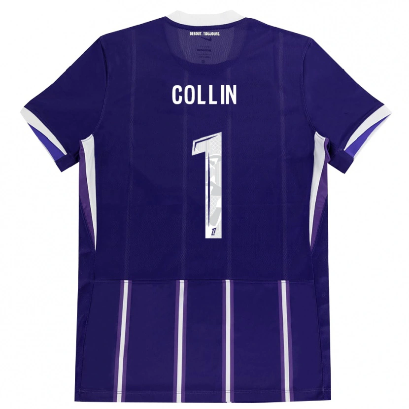 Danxen Femme Maillot Théo Collin #1 Violet Blanc Tenues Domicile 2026/27 T-Shirt