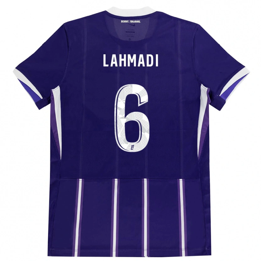 Danxen Femme Maillot Noah Lahmadi #6 Violet Blanc Tenues Domicile 2026/27 T-Shirt