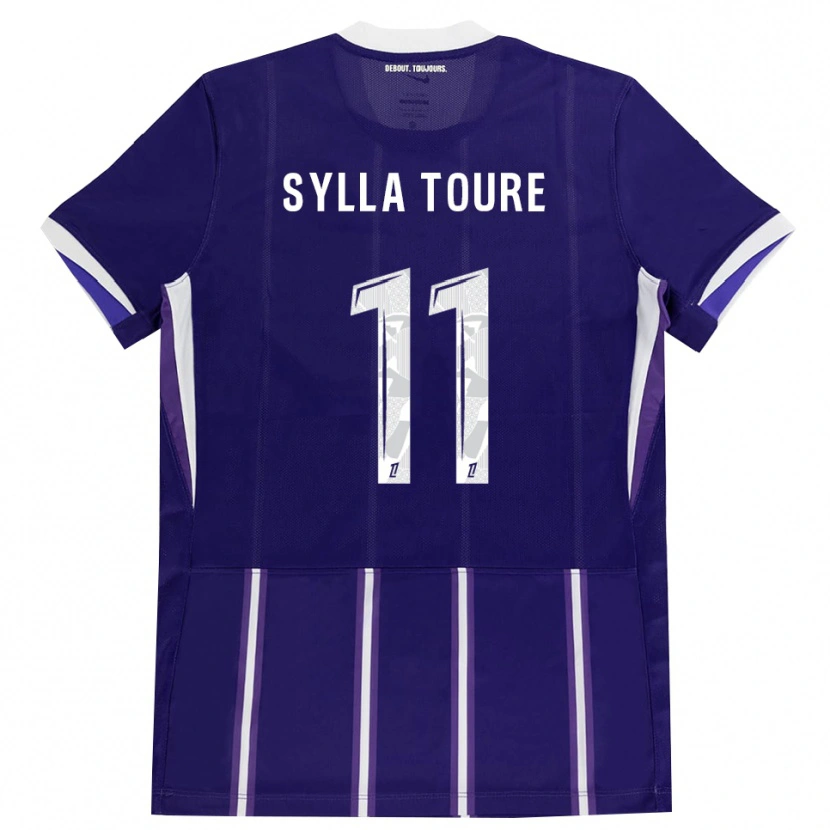 Danxen Femme Maillot Ismael Sylla Touré #11 Violet Blanc Tenues Domicile 2026/27 T-Shirt
