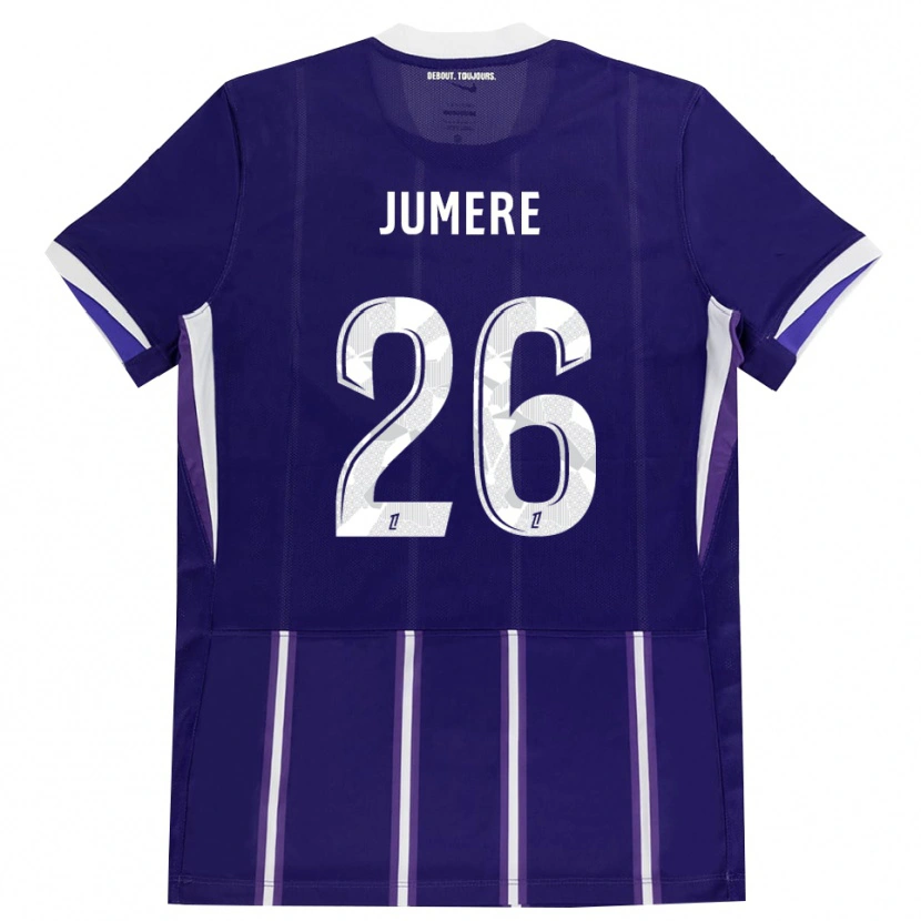 Danxen Femme Maillot Lou Jumere Seignou #26 Violet Blanc Tenues Domicile 2026/27 T-Shirt