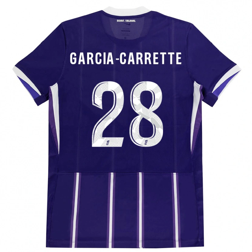 Danxen Femme Maillot Hortense Garcia-Carrette #28 Violet Blanc Tenues Domicile 2026/27 T-Shirt