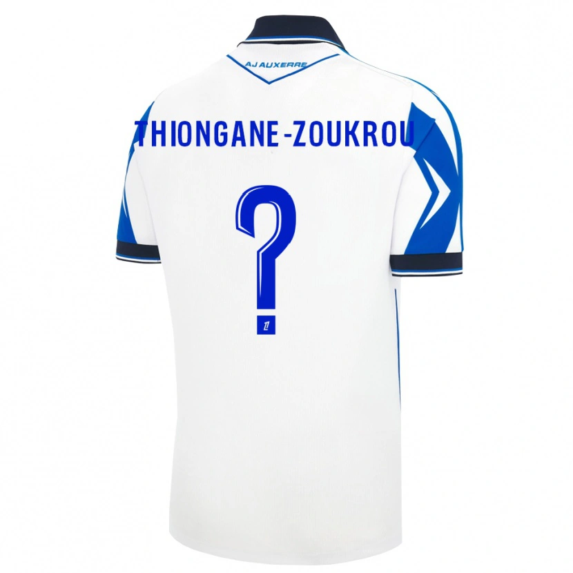 Danxen Femme Maillot Ackah-Tidiane Zoukrou #0 Noir Blanc Bleu Tenues Domicile 2026/27 T-Shirt