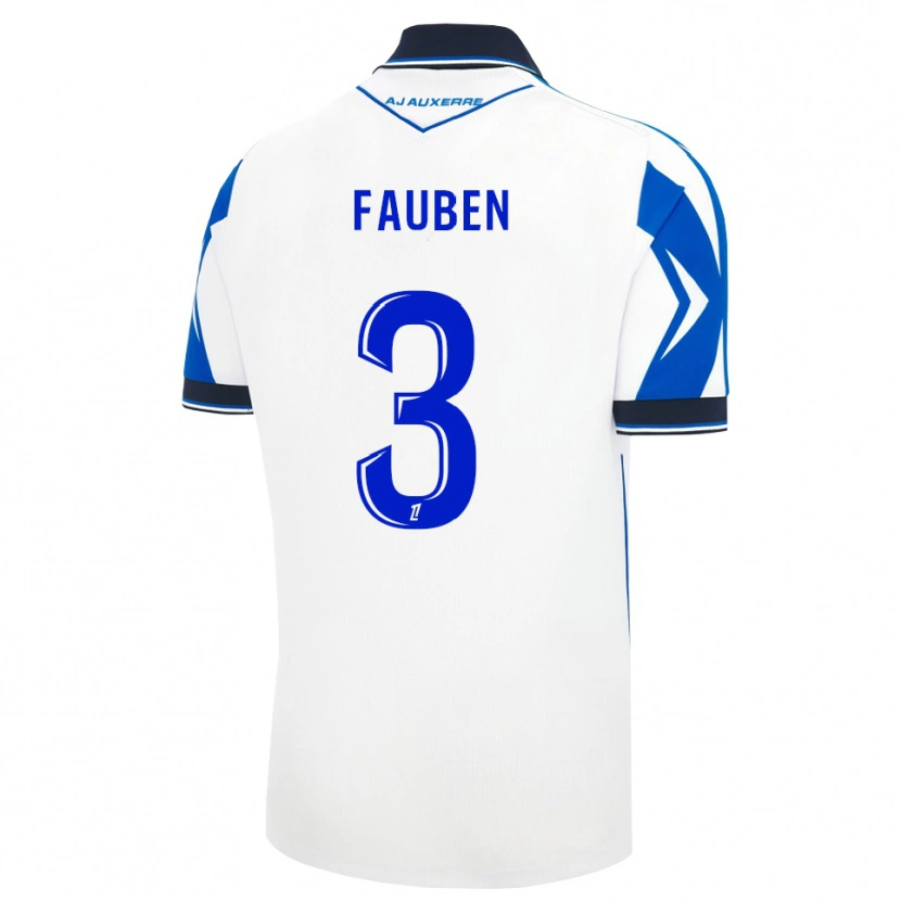 Danxen Femme Maillot Marc-Allan Fauben #3 Noir Blanc Bleu Tenues Domicile 2026/27 T-Shirt