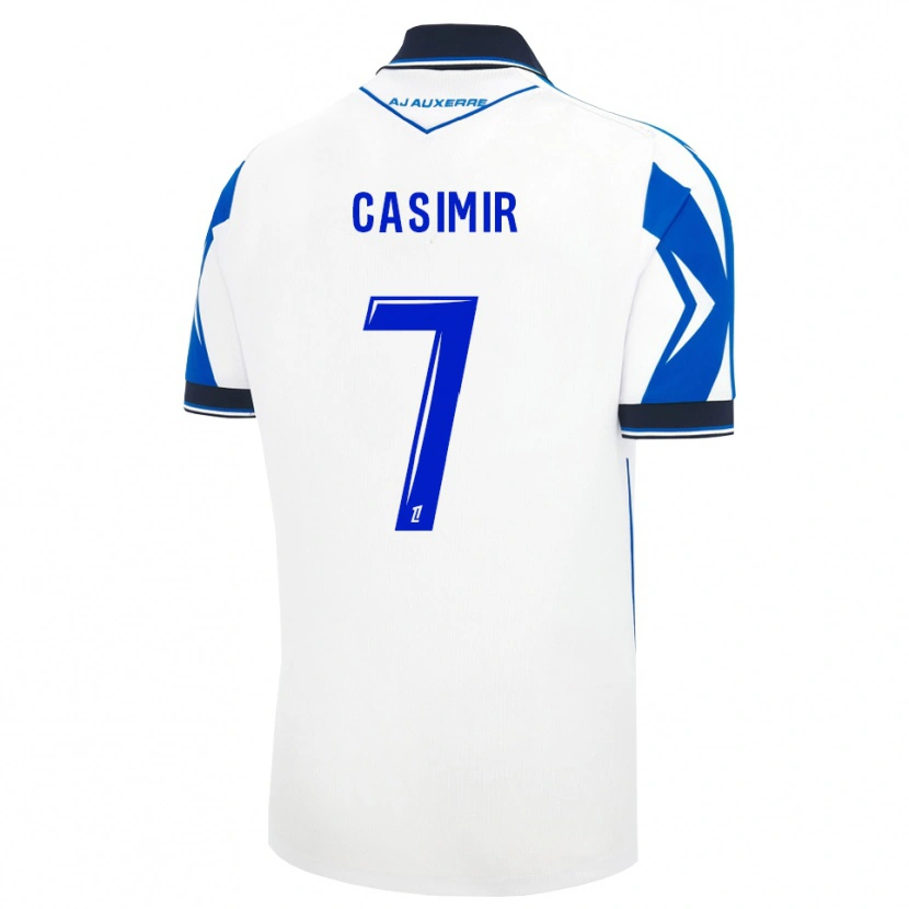 Danxen Femme Maillot Josué Casimir #7 Noir Blanc Bleu Tenues Domicile 2026/27 T-Shirt