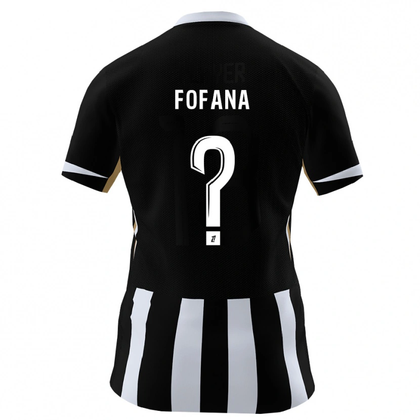 Danxen Femme Maillot N'faly Fofana #0 Noir Bleu Tenues Domicile 2026/27 T-Shirt