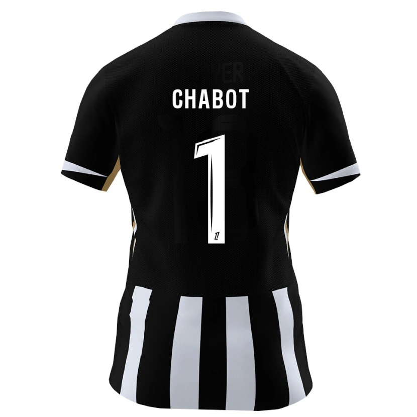 Danxen Femme Maillot Max-Edgar Chabot #1 Noir Bleu Tenues Domicile 2026/27 T-Shirt
