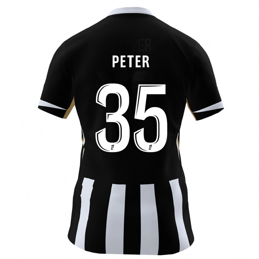 Danxen Femme Maillot Prosper Peter #35 Noir Bleu Tenues Domicile 2026/27 T-Shirt