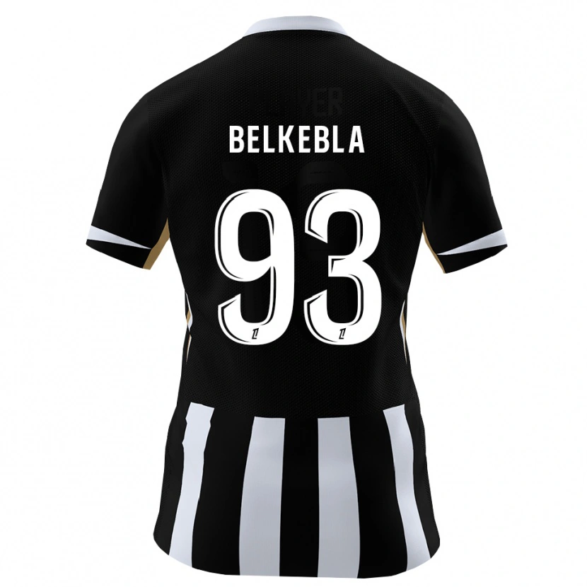 Danxen Femme Maillot Haris Belkebla #93 Noir Bleu Tenues Domicile 2026/27 T-Shirt