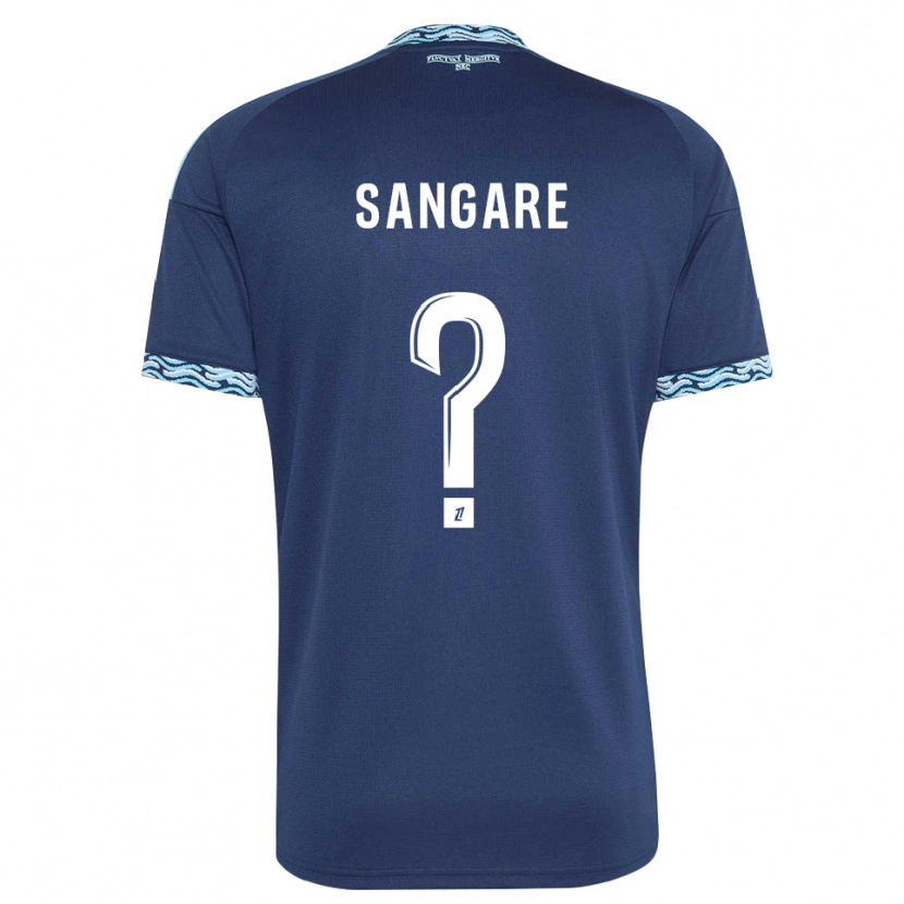 Danxen Femme Maillot Hawa Sangare #0 Bleu Acier Blanc Tenues Domicile 2026/27 T-Shirt