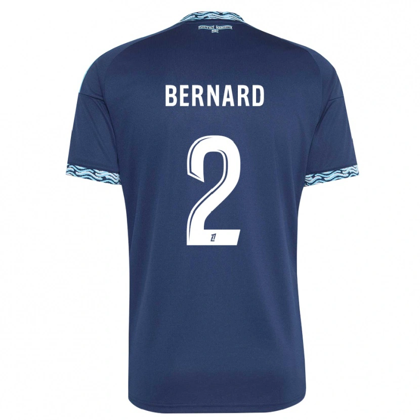 Danxen Femme Maillot Sacha Bernard #2 Bleu Acier Blanc Tenues Domicile 2026/27 T-Shirt