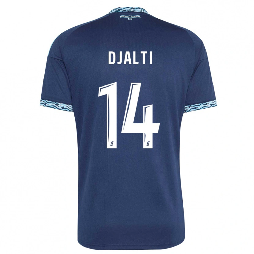 Danxen Femme Maillot Nadir Djalti #14 Bleu Acier Blanc Tenues Domicile 2026/27 T-Shirt
