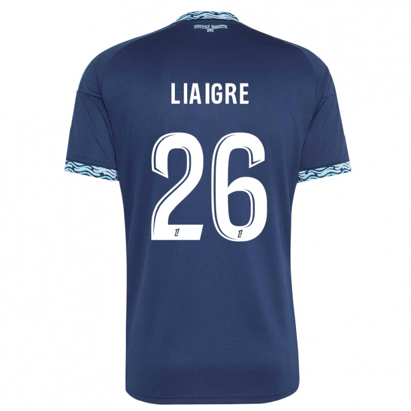 Danxen Femme Maillot Fiona Liaigre #26 Bleu Acier Blanc Tenues Domicile 2026/27 T-Shirt