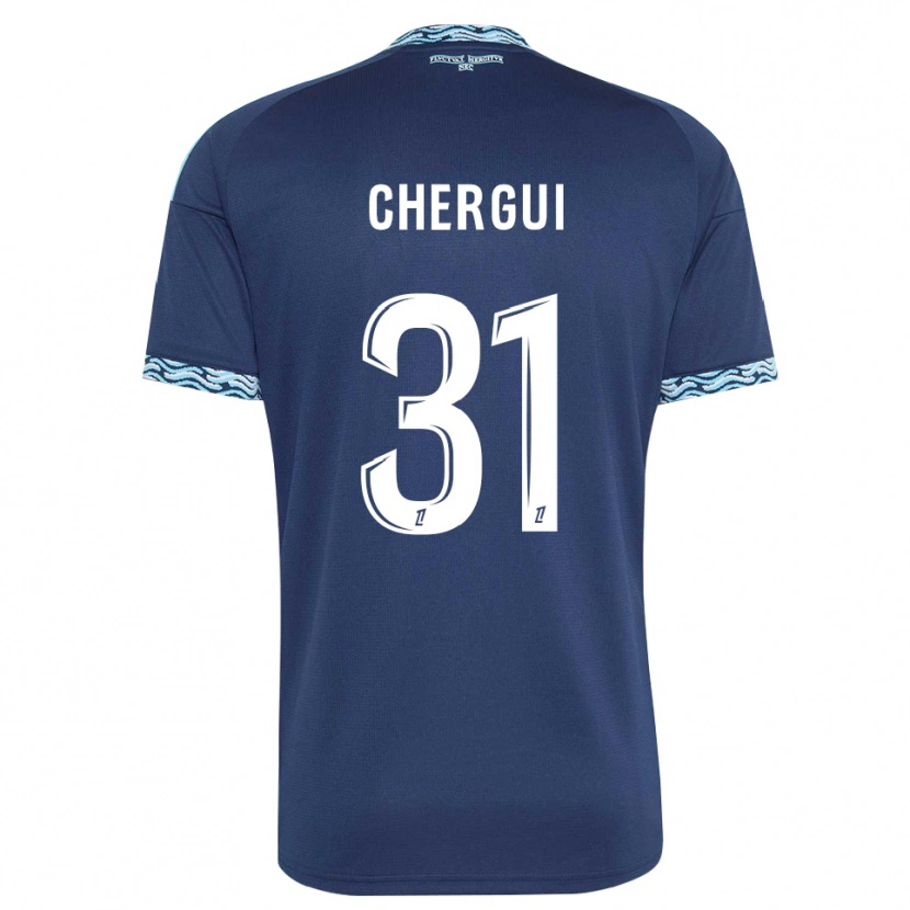 Danxen Femme Maillot Samir Chergui #31 Bleu Acier Blanc Tenues Domicile 2026/27 T-Shirt