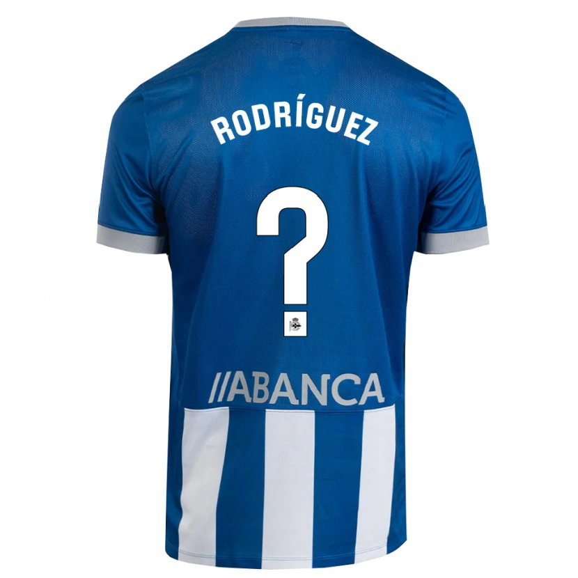 Danxen Femme Maillot Carlos Rodríguez #0 Bleu Gris Blanc Tenues Domicile 2026/27 T-Shirt
