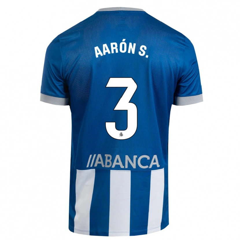 Danxen Femme Maillot Aarón Sánchez #3 Bleu Gris Blanc Tenues Domicile 2026/27 T-Shirt