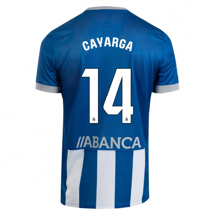 Danxen Femme Maillot Berto Cayarga #14 Bleu Gris Blanc Tenues Domicile 2026/27 T-Shirt