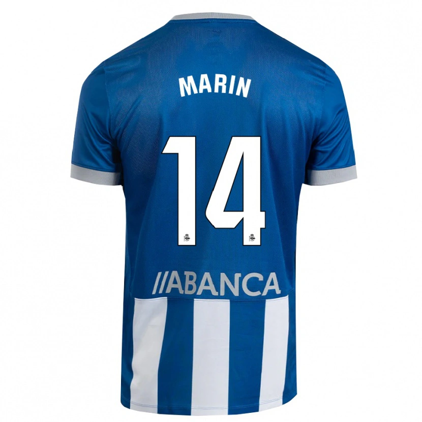 Danxen Femme Maillot Ainhoa Marín #14 Bleu Gris Blanc Tenues Domicile 2026/27 T-Shirt