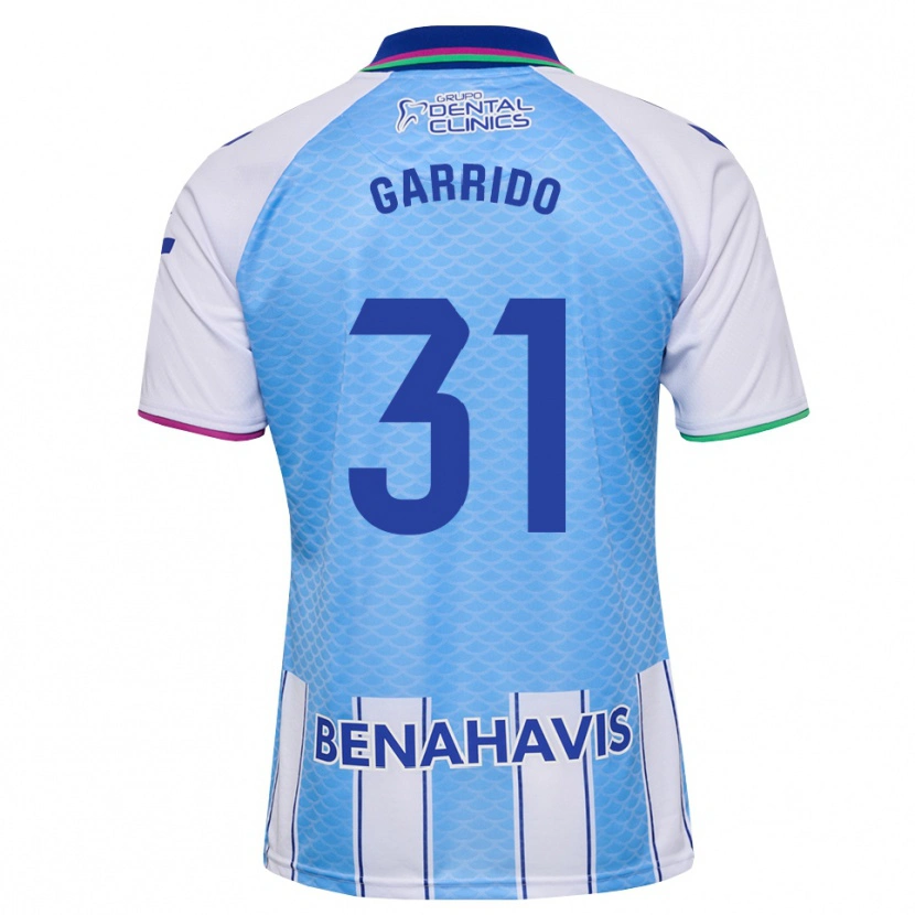 Danxen Femme Maillot Rafita Garrido #31 Bleu Ciel Profond Blanc Tenues Domicile 2026/27 T-Shirt