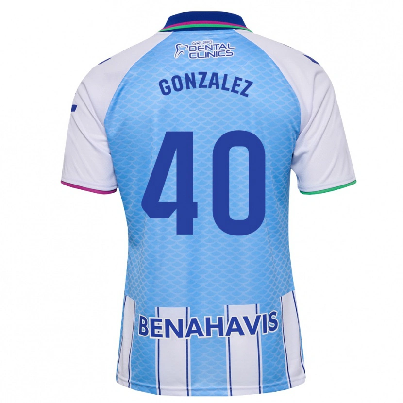 Danxen Femme Maillot Carol González #40 Bleu Ciel Profond Blanc Tenues Domicile 2026/27 T-Shirt
