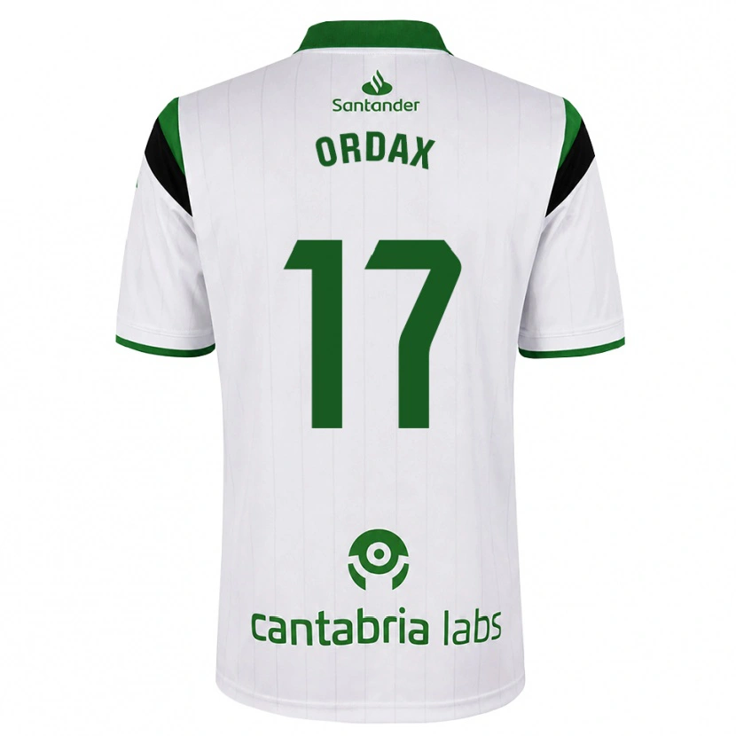 Danxen Femme Maillot Naiara Ordax Ibáñez #17 Blanc Vert Noir Tenues Domicile 2026/27 T-Shirt