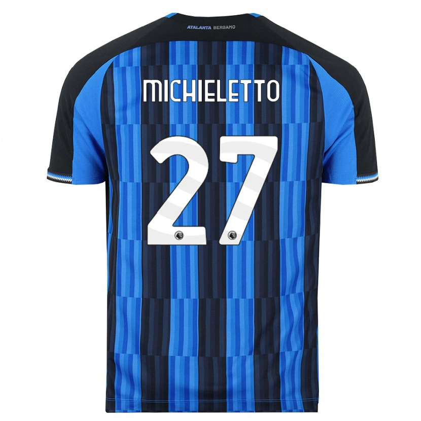 Danxen Femme Maillot Andrea Michieletto #27 Bleu Noir Rouge Tenues Domicile 2026/27 T-Shirt