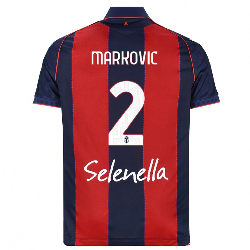 Danxen Femme Maillot Petar Markovic #2 Bleu Roi Rouge Blanc Tenues Domicile 2026/27 T-Shirt