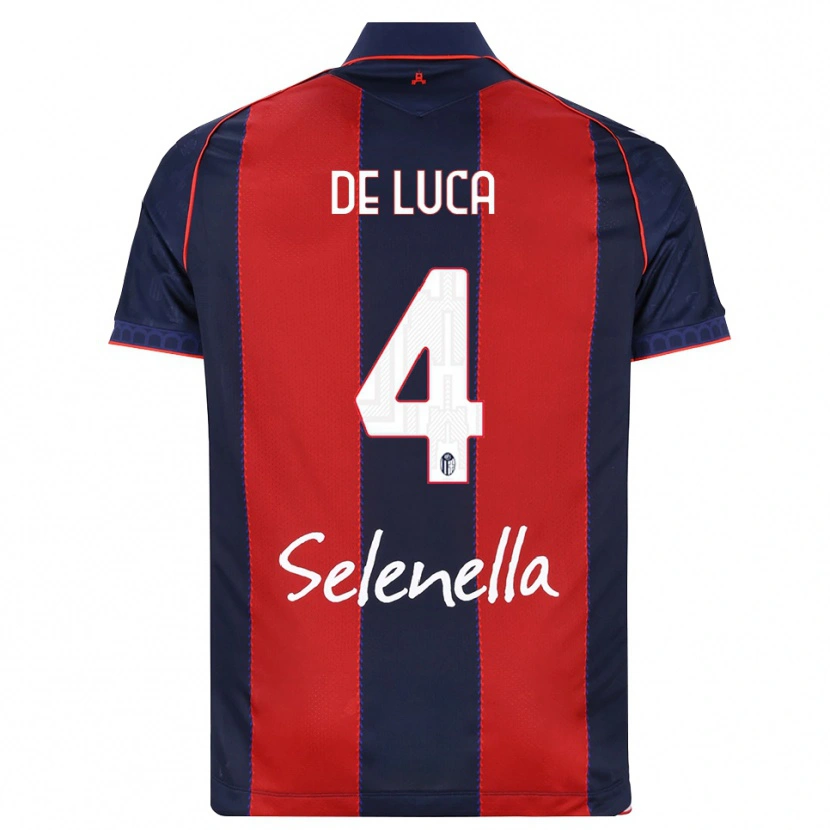 Danxen Femme Maillot Alessandro De Luca #4 Bleu Roi Rouge Blanc Tenues Domicile 2026/27 T-Shirt