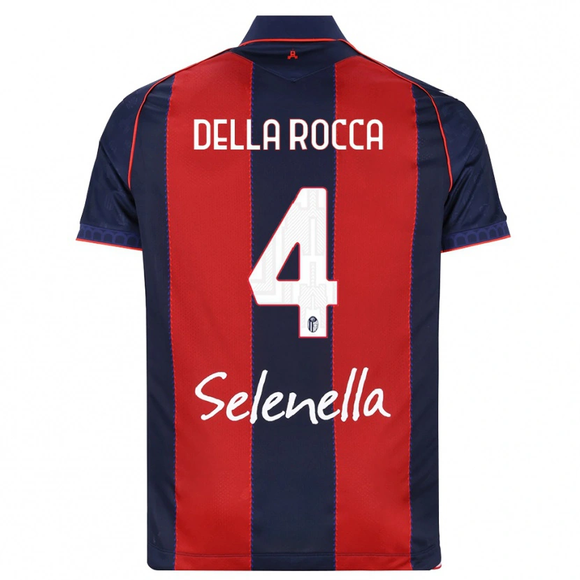 Danxen Femme Maillot Manuel Della Rocca #4 Bleu Roi Rouge Blanc Tenues Domicile 2026/27 T-Shirt