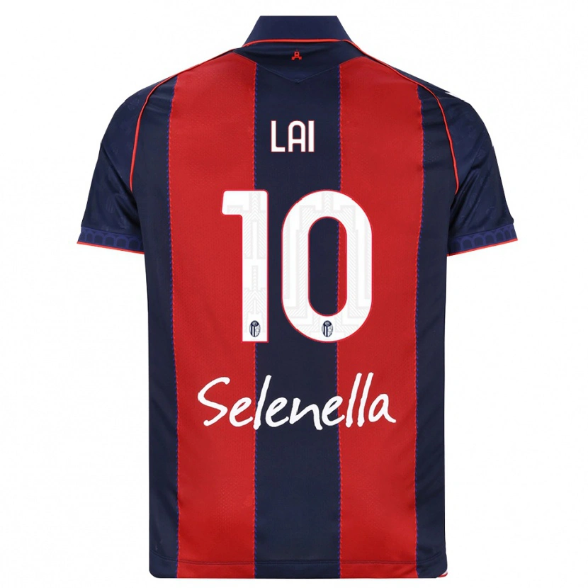 Danxen Femme Maillot Luca Lai #10 Bleu Roi Rouge Blanc Tenues Domicile 2026/27 T-Shirt
