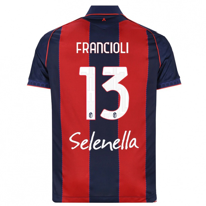 Danxen Femme Maillot Diego Francioli #13 Bleu Roi Rouge Blanc Tenues Domicile 2026/27 T-Shirt
