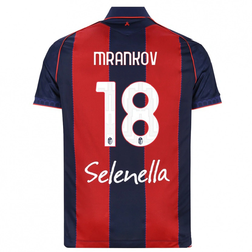Danxen Femme Maillot Dimitar Mrankov #18 Bleu Roi Rouge Blanc Tenues Domicile 2026/27 T-Shirt