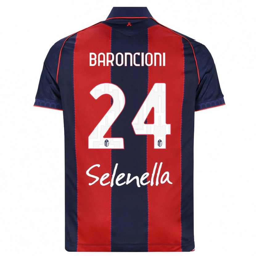 Danxen Femme Maillot Davide Baroncioni #24 Bleu Roi Rouge Blanc Tenues Domicile 2026/27 T-Shirt