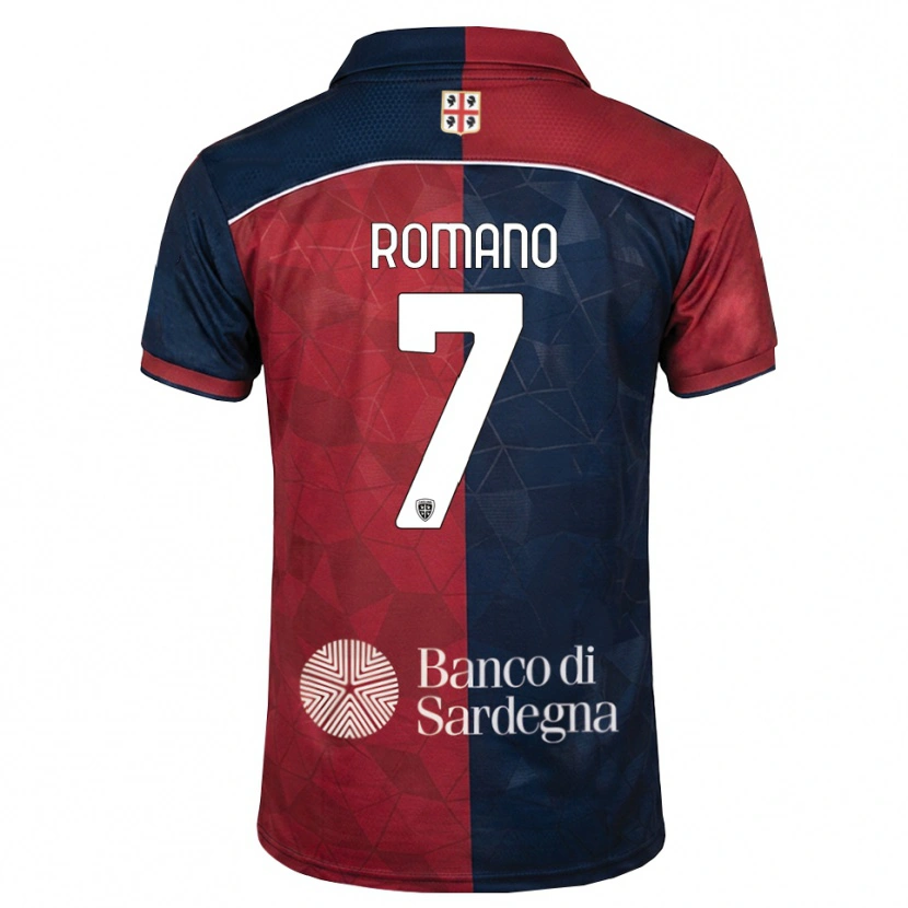 Danxen Femme Maillot Antonio Romano #7 Bourgogne Bleu Roi Tenues Domicile 2026/27 T-Shirt