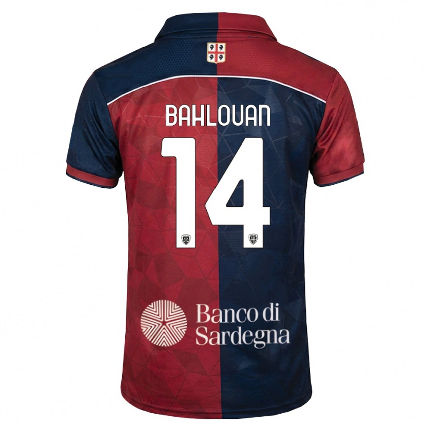 Danxen Femme Maillot Amine Bahlouan #14 Bourgogne Bleu Roi Tenues Domicile 2026/27 T-Shirt